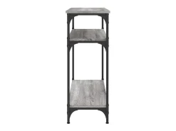 Mesa consola madera de ingeniería gris Sonoma 75x29x75 cm ES838596