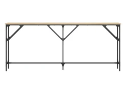Mesa consola madera de ingeniería roble Sonoma 180x23x75 cm ES296453