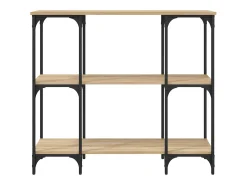 Mesa consola madera de ingeniería roble Sonoma 102x35x90 cm