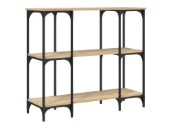 Mesa consola madera de ingeniería roble Sonoma 102x35x90 cm
