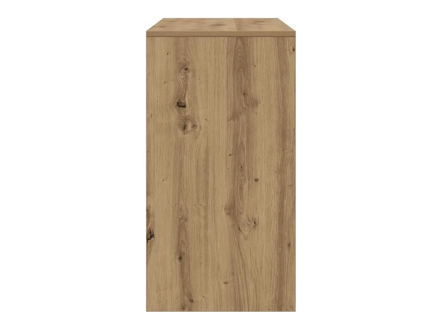 Mesa consola madera de ingeniería roble artesanal 89x41x76,5 cm