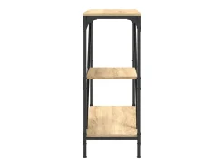 Mesa consola madera de ingeniería roble Sonoma 88,5x30x75 cm