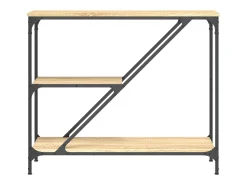 Mesa consola madera de ingeniería roble Sonoma 88,5x30x75 cm