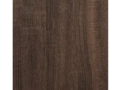 Mesa consola madera de ingeniería marrón roble 90x35x80 cm