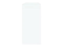Mesa consola madera de ingeniería blanca 100x35x76,5 cm
