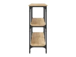Mesa consola madera de ingeniería roble Sonoma 200x29x75 cm ES979067