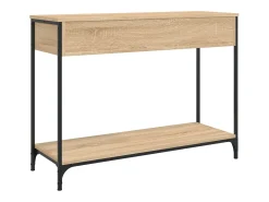 Mesa consola madera de ingeniería roble Sonoma 100x34,5x75 cm