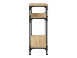 Mesa consola madera de ingeniería roble Sonoma 75x29x75 cm