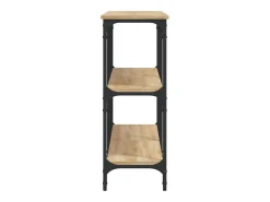 Mesa consola madera de ingeniería roble Sonoma 150x29x75 cm