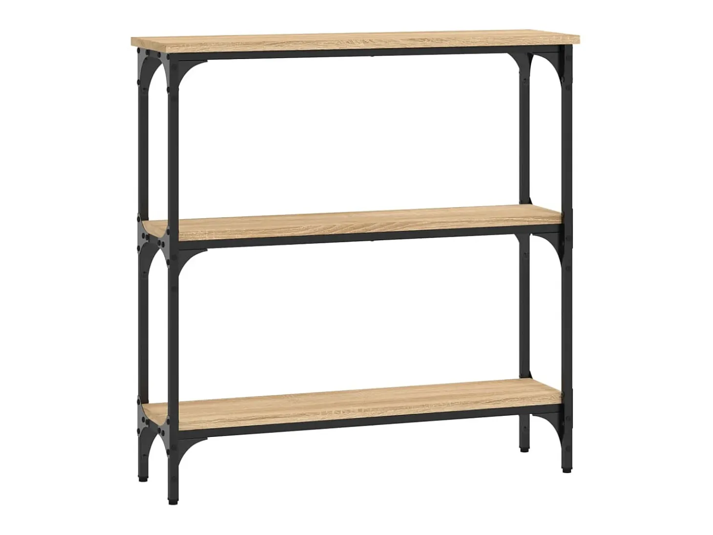 Mesa consola madera de ingeniería roble Sonoma 75x22,5x75 cm ES885170