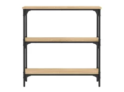 Mesa consola madera de ingeniería roble Sonoma 75x22,5x75 cm ES885170