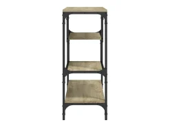Mesa consola madera de ingeniería roble Sonoma 100x30x75 cm