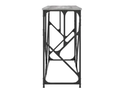 Mesa consola madera de ingeniería gris Sonoma 100x40x80 cm ES976282