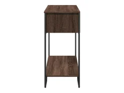 Mesa consola madera de ingeniería marrón roble 100x35x74,5 cm