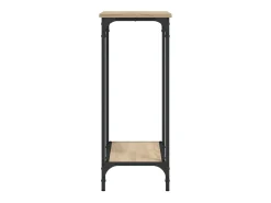 Mesa consola madera de ingeniería roble Sonoma 75x30,5x75 cm