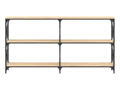 Mesa consola madera de ingeniería roble Sonoma 156x28x80,5 cm ES983044