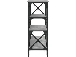 Mesa consola madera de ingeniería gris Sonoma 150x29x76,5 cm ES129322