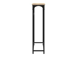 Mesa consola madera de ingeniería roble Sonoma 75x19,5x75 cm ES145140