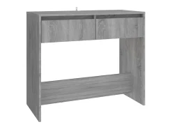 Mesa consola madera de ingeniería gris Sonoma 89x41x76,5 cm