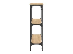 Mesa consola madera de ingeniería roble Sonoma 75x22,5x75 cm