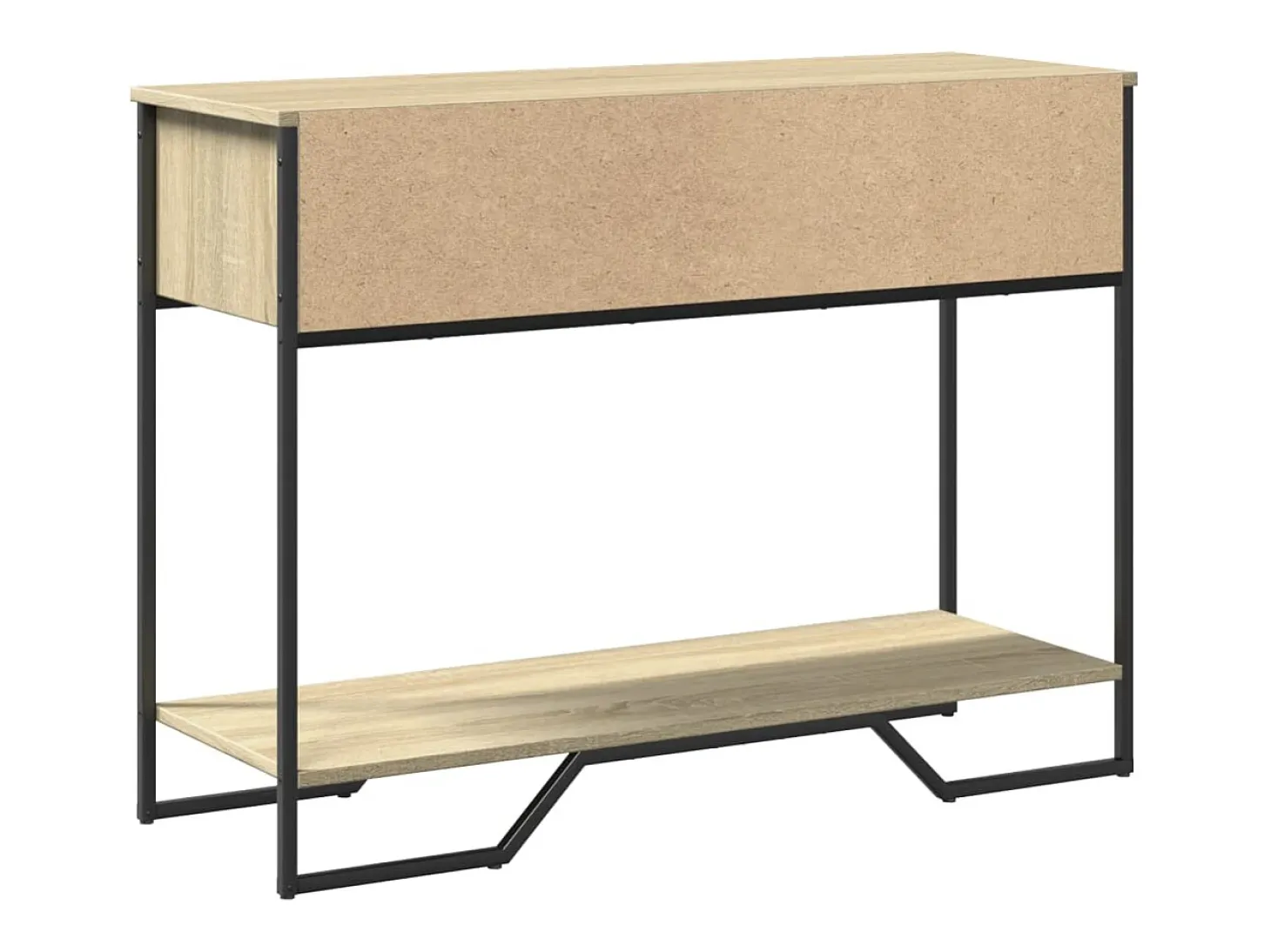 Mesa consola madera de ingeniería roble Sonoma 100x35x74,5 cm