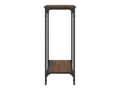Mesa consola madera de ingeniería marrón roble 101x30,5x75 cm