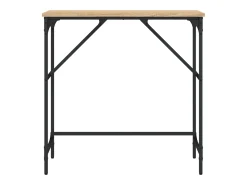 Mesa consola madera de ingeniería roble Sonoma 75x32x75 cm