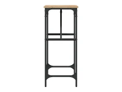 Mesa consola madera de ingeniería roble Sonoma 75x32x75 cm