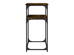 Mesa consola madera de ingeniería roble ahumado 100x35,5x75 cm ES887966