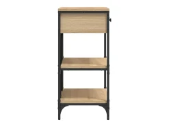 Mesa consola madera de ingeniería roble Sonoma 75x34,5x75 cm