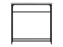Mesa consola madera de ingeniería gris Sonoma 75x19,5x75 cm ES769322