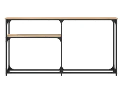 Mesa consola madera de ingeniería roble Sonoma 145x22,5x75 cm ES838591