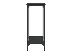 Mesa consola madera de ingeniería negra 101x30,5x75 cm ES505130