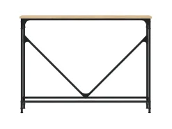Mesa consola madera de ingeniería roble Sonoma 102x22,5x75 cm ES382918