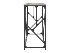 Mesa consola madera de ingeniería gris Sonoma 100x40x80 cm