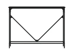 Mesa consola madera de ingeniería negra 102x22,5x75 cm ES285299
