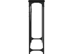 Mesa consola madera de ingeniería negra 102x22,5x75 cm ES285299