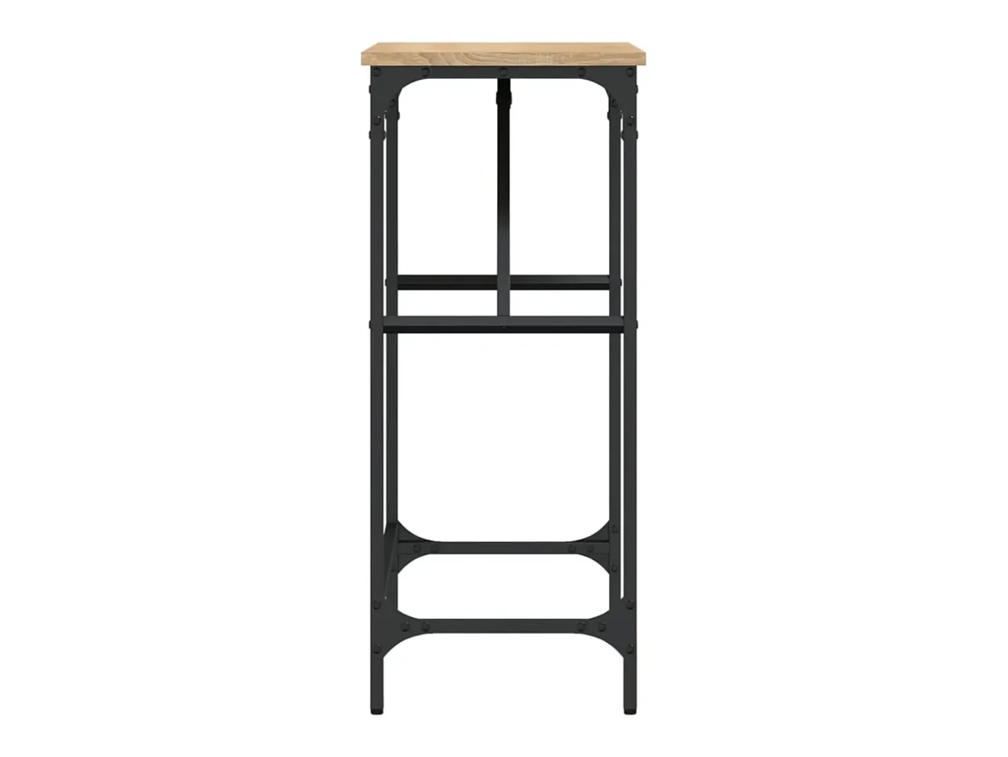 Mesa consola madera de ingeniería roble Sonoma 75x32x75 cm ES945301