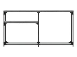 Mesa consola madera de ingeniería gris Sonoma 145x22,5x75 cm ES275187