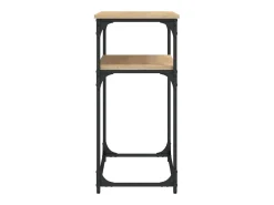 Mesa consola madera de ingeniería roble Sonoma 100x35,5x75 cm ES625800