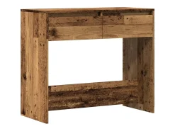 Mesa consola madera ingeniería madera envejecida 89x41x76,5 cm