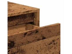 Mesa consola madera ingeniería madera envejecida 100x35x76,5 cm