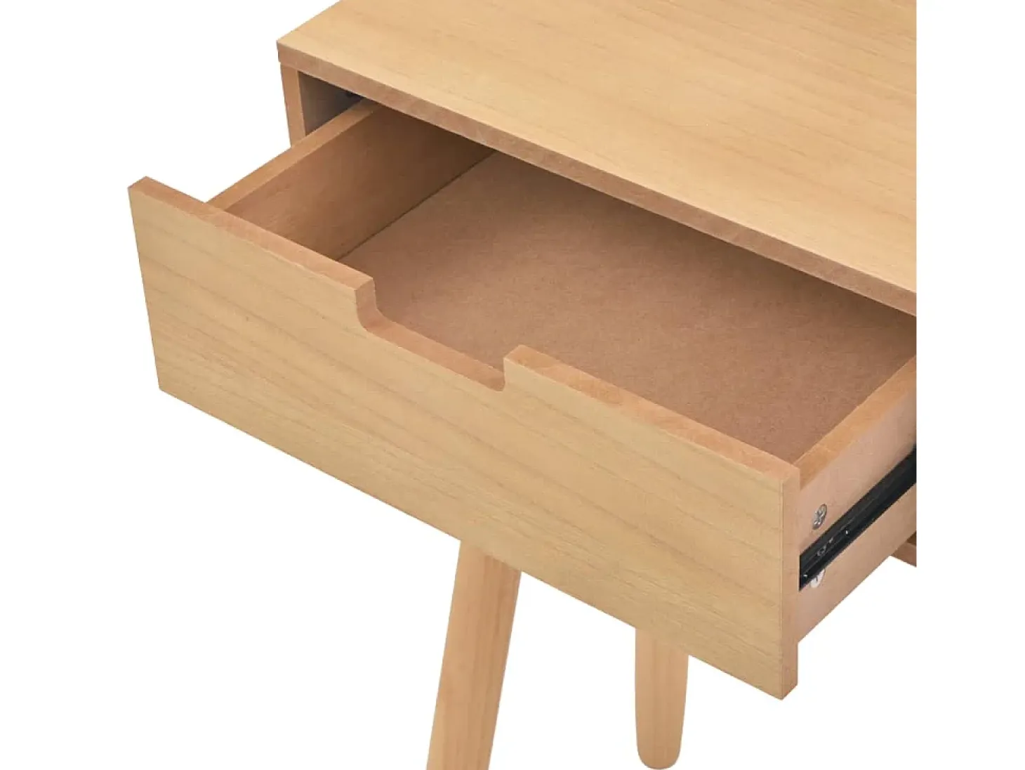 Mesa consola Madera maciza de pino 80 x 30 x 72 cm Marrón