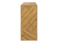 Mesa consola madera maciza de teca 110x35x75 cm
