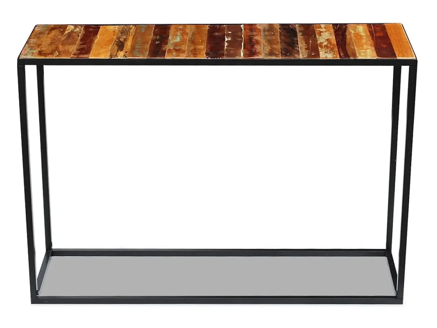 Mesa consola Madera maciza recuperada 110x35x76 cm