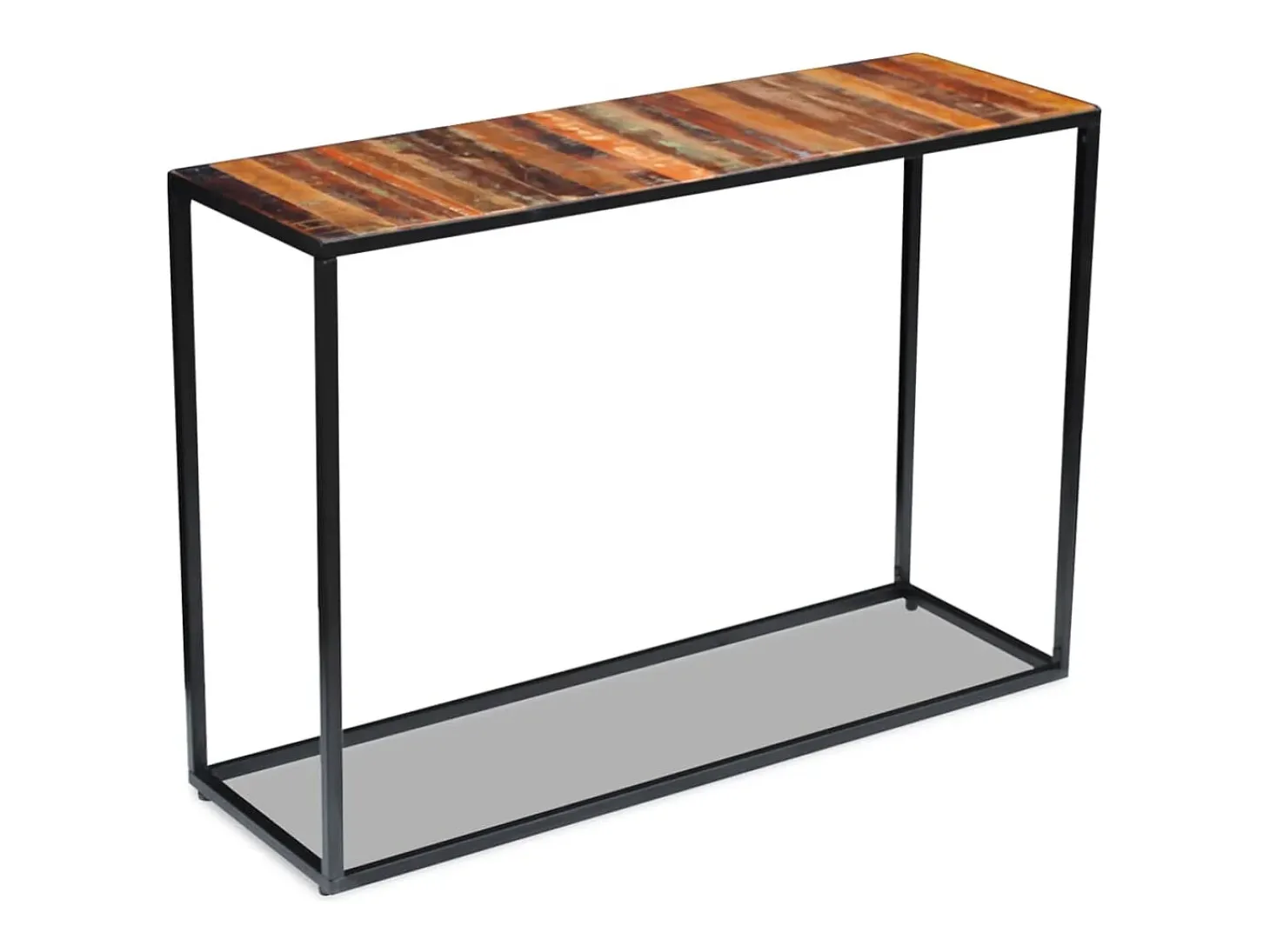 Mesa consola Madera maciza recuperada 110x35x76 cm
