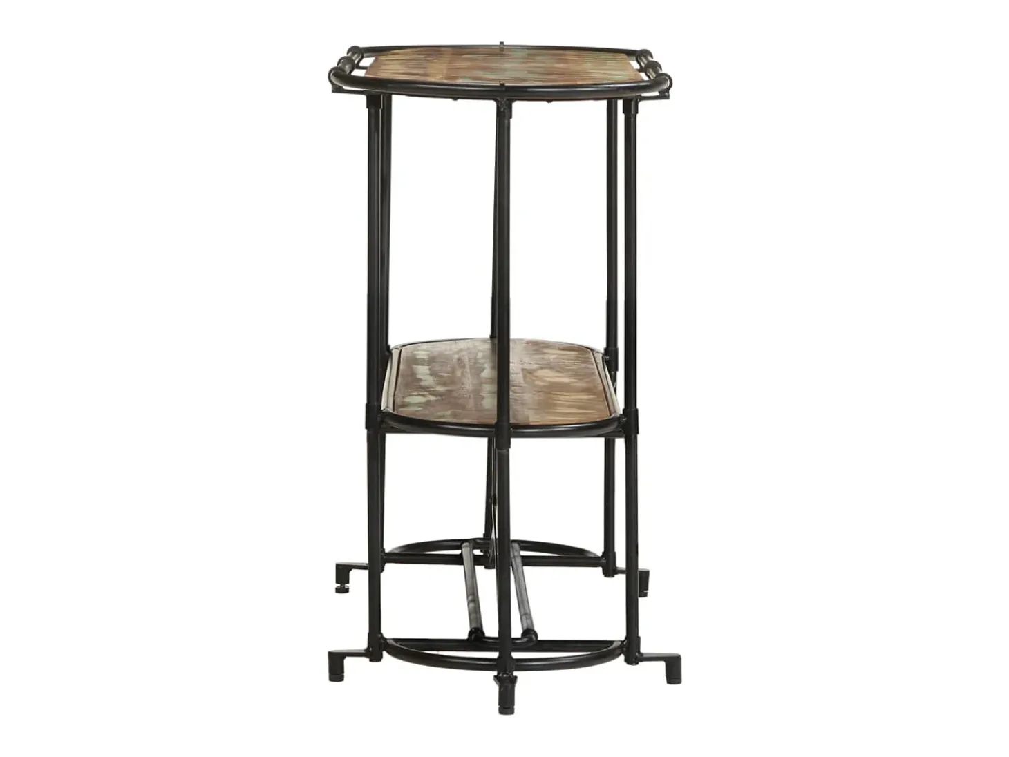 Mesa consola madera maciza reciclada 110x42x76 cm