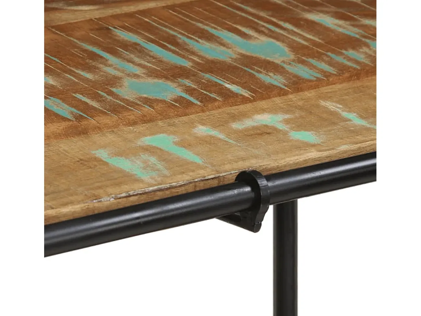 Mesa consola madera maciza reciclada 110x42x76 cm
