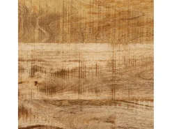 Mesa consola madera maciza de mango rugosa 110x35x76 cm