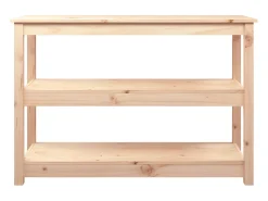 Mesa consola madera maciza de pino 110x40x74 cm ES670038